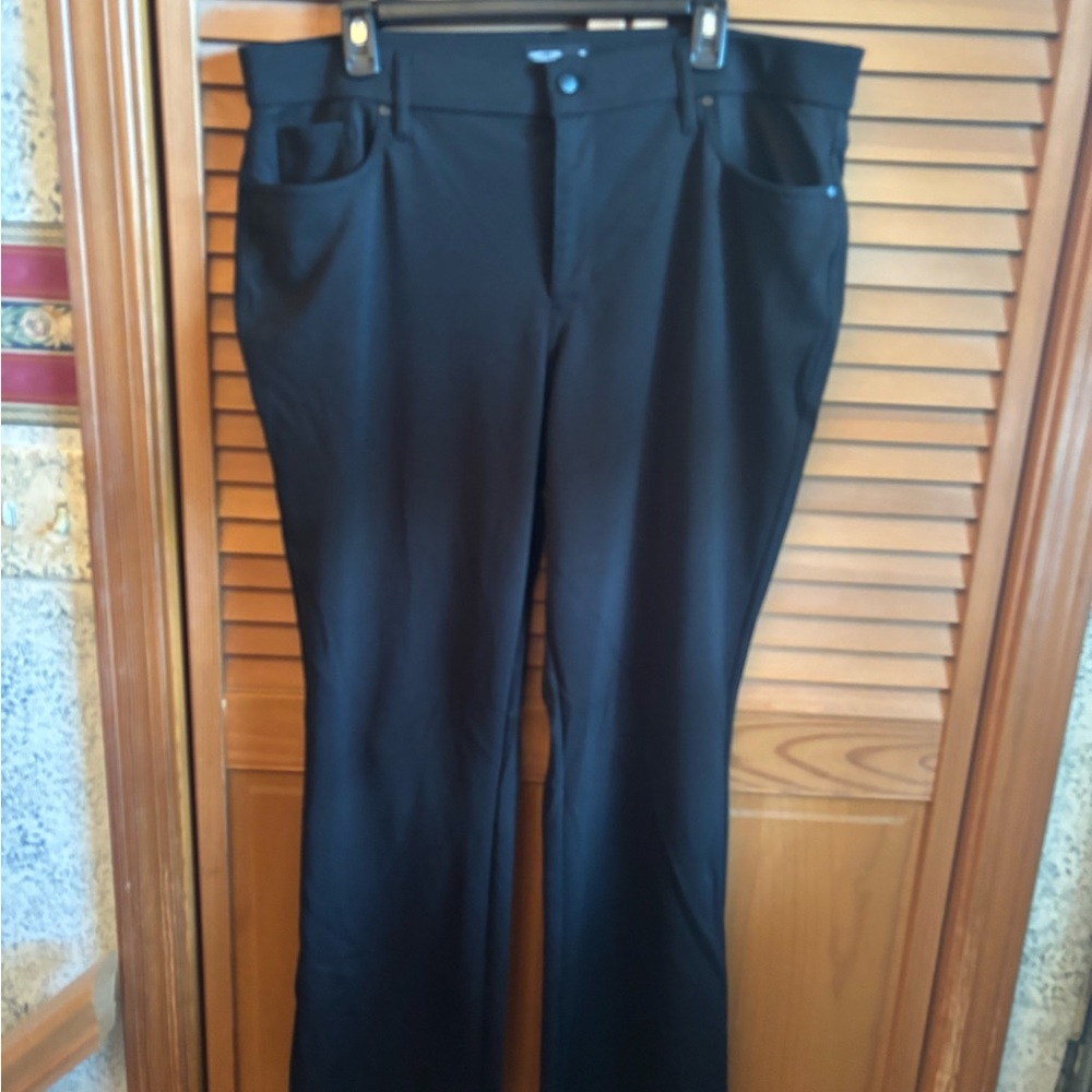 Simply Vera Wang Black Bootcut Pants XL
